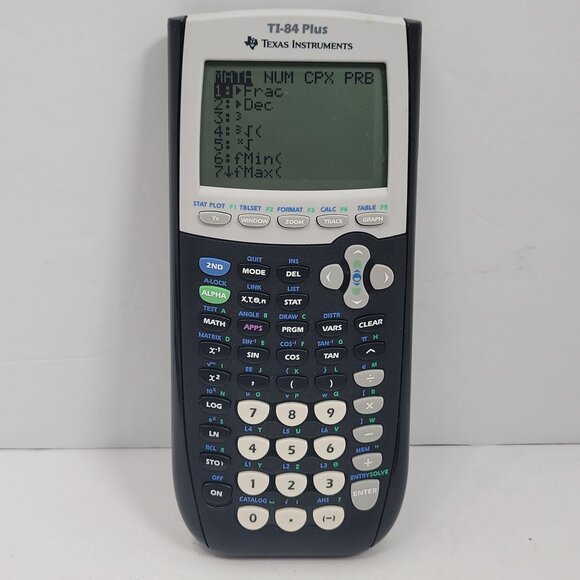 Texas Instruments TI-84 Plus Graphing Calculator With Cover-Tested Works - Picture 3 of 8